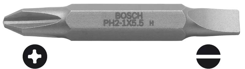 Embout de vissage double Phillips / vis à fente